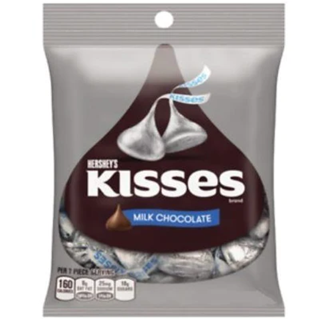 Hershey&#039;s Kisses Milk Chocolate Peg Bag (150g)