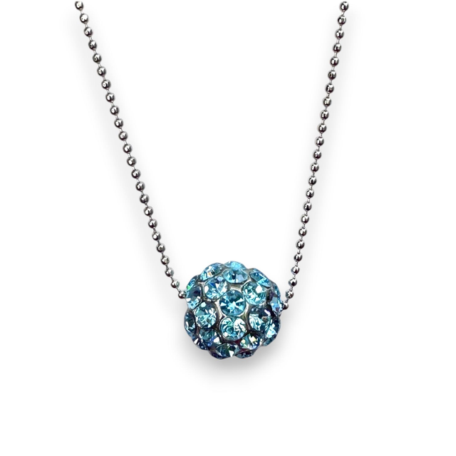 Kette POWERBALL Aquamarine, Blau