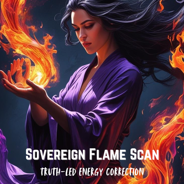 Sovereign Flame Scan – Truth-Led Energy Correction