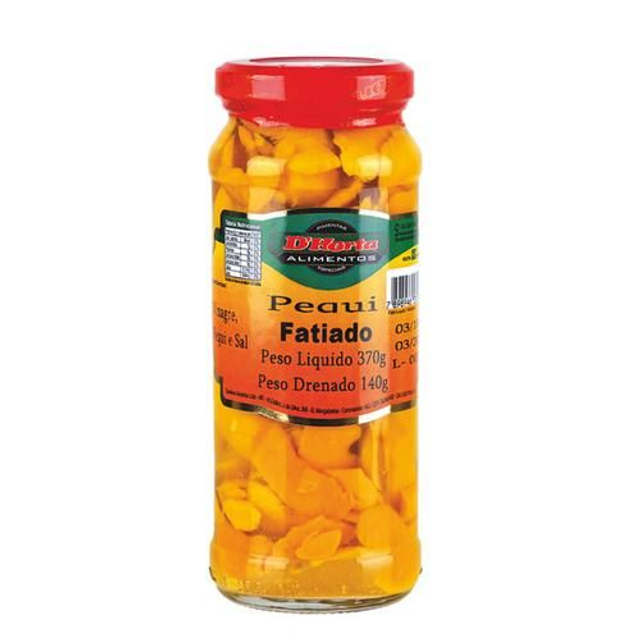 Pequi fatiado 370 gr- Da Horta