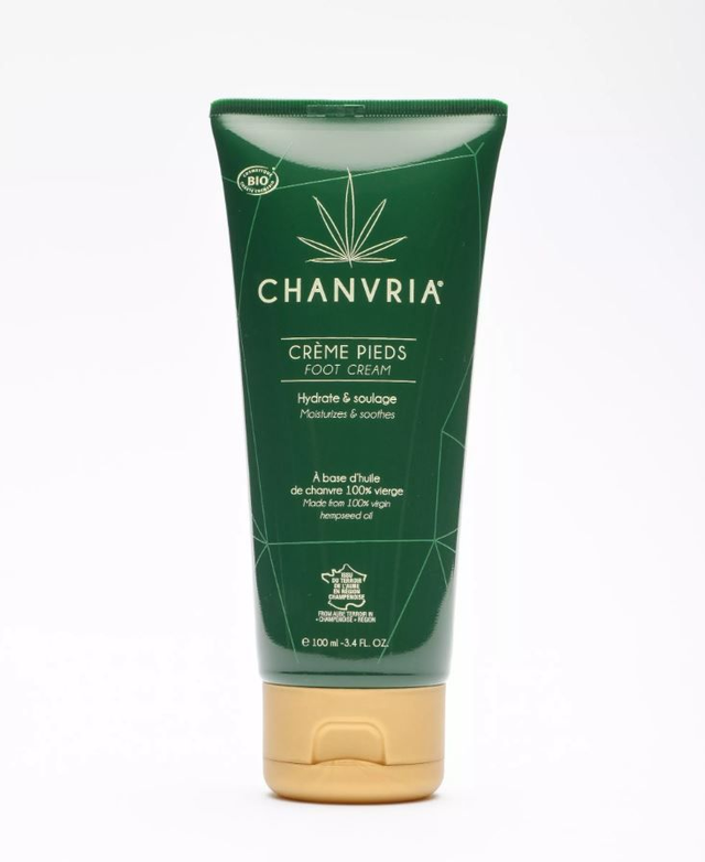 Crème pieds hydratante Bio 100ml - Chanvria