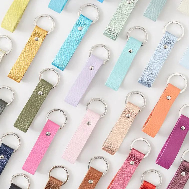 Italian Leather Keychains