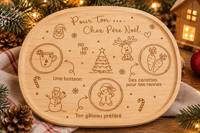 Plateau du père Noël 