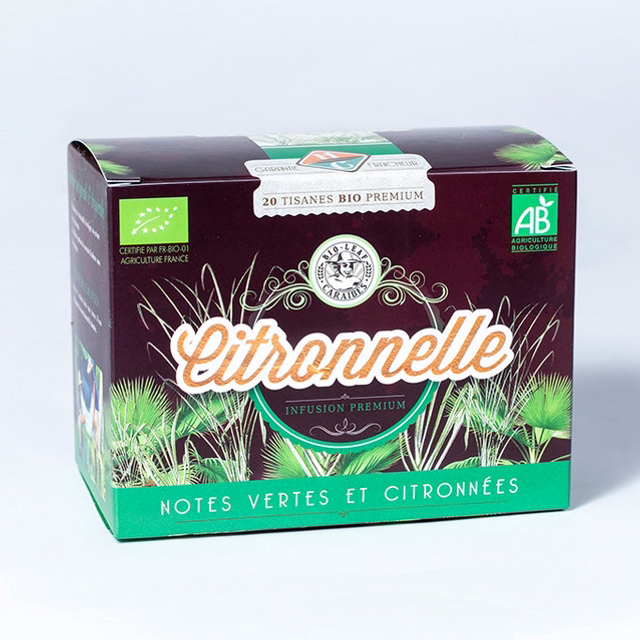 [PROMO ANTI-GASPI -30%] Infusion citronnelle bio 1 boîte de 20 sachets