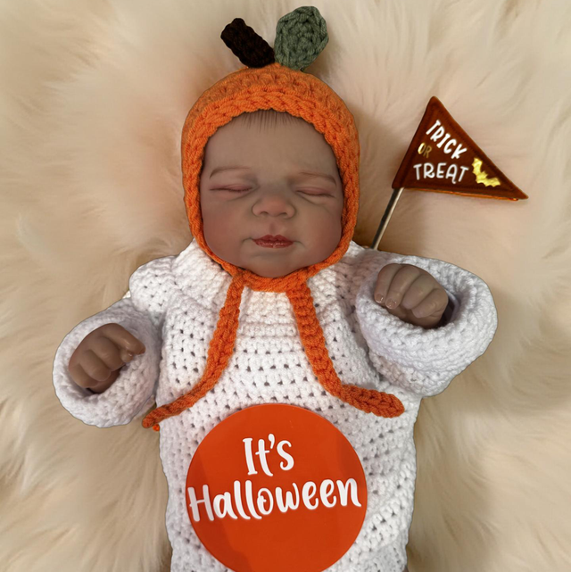 Halloween Collection- Pumpkin Bonnet