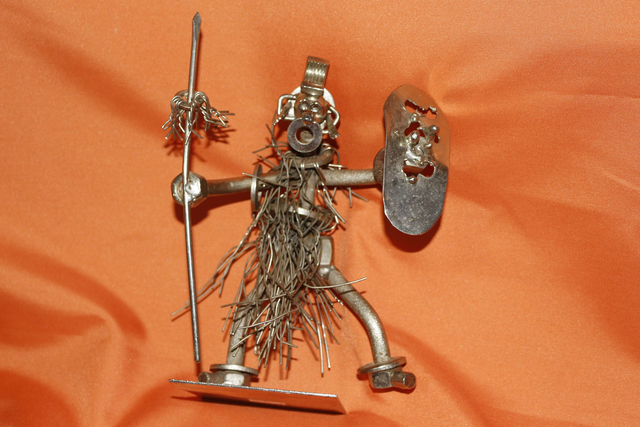 Schraubenmännchen, Schweißkunst, Krieger