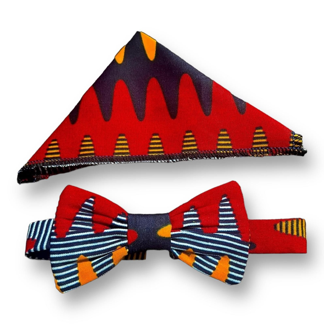 Noeud papillon et mouchoir de poche