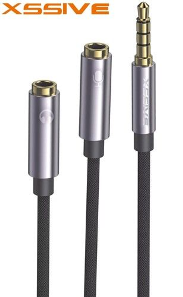 Câble Audio 1 aux et 2 sorties audio