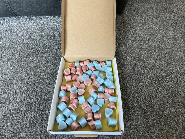 Mini Hearts Box (approx 70)