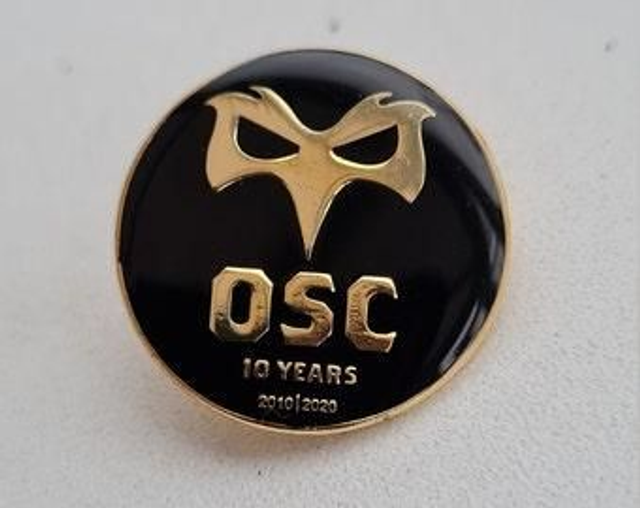 Badge - OSC Pin Badge 10 year Anniversary 2010 - 2020 Season 