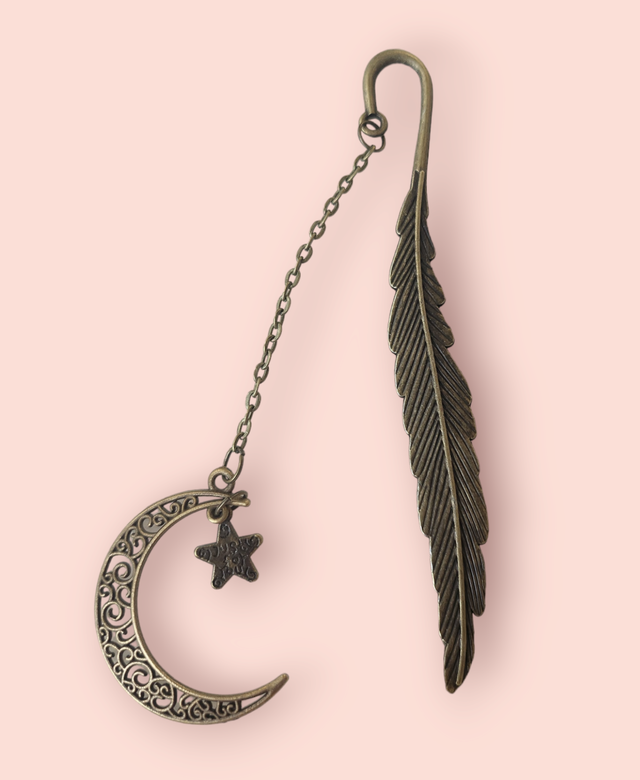 Moon &amp; Star Bookmark