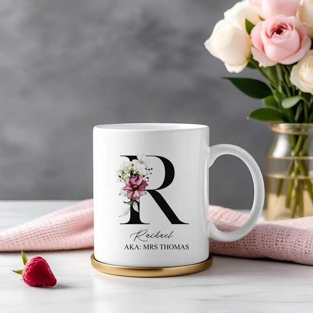 Personalised Initial Bridal Party Mug