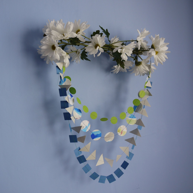 OPHELIA Hand-painted multi-strand wall hanging garland