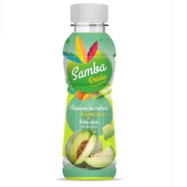 Samba Drinks – Boisson au Melon & Nata de Coco (50cl)