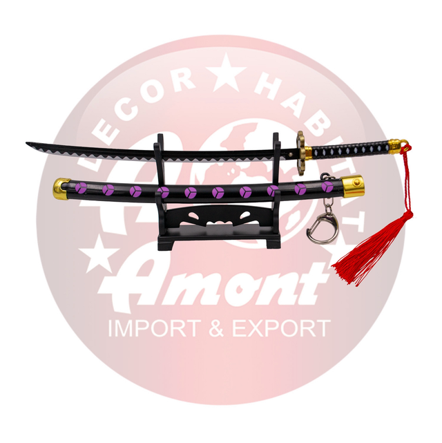 Llavero katana Shusui de Zoro de One Piece A11776, de 23.5 cm