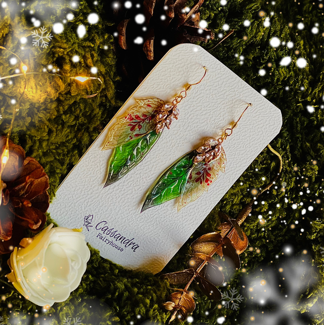 Ailes de Noël étoilées 