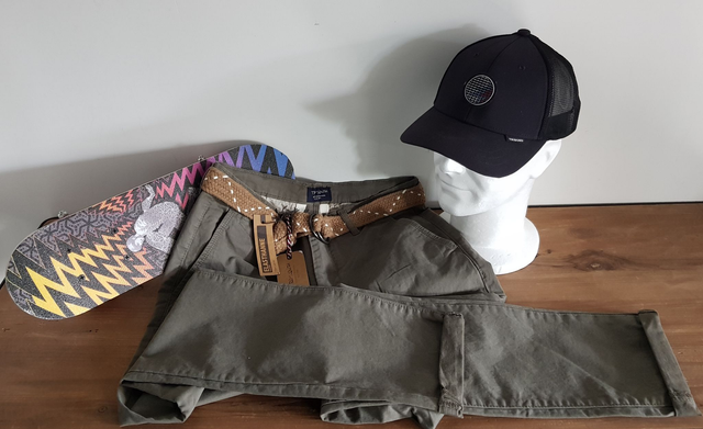 Pantalon chino Teddy Smith Pallas Turbulences kaki