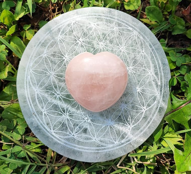 Cœur Quartz Rose A+