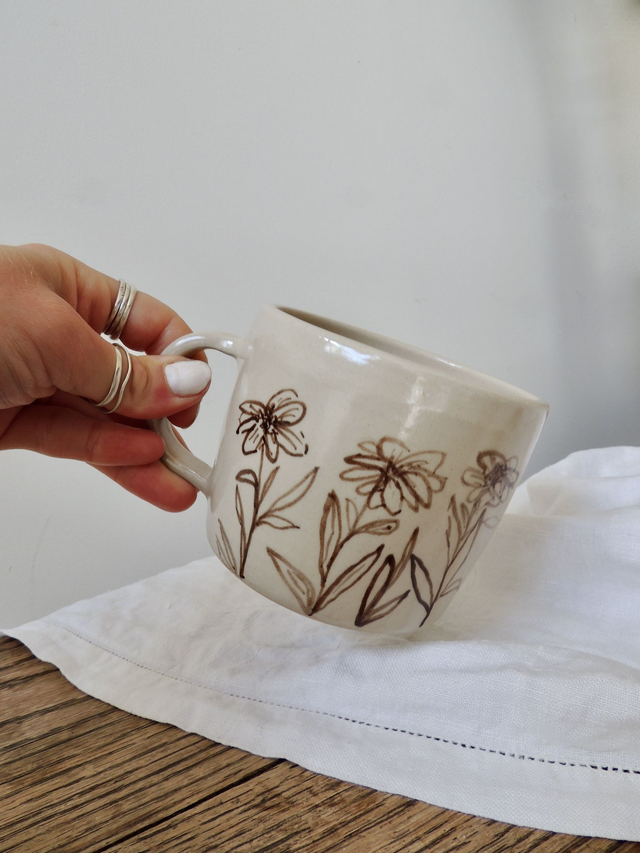 Large coffee mug | Wildflower