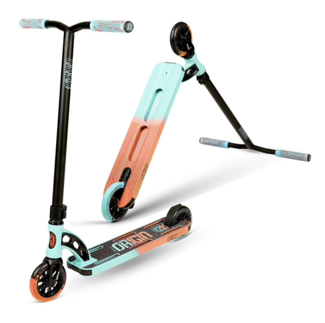 MGP VX Origin II Pro Stunt Scooter- Teal / Orange