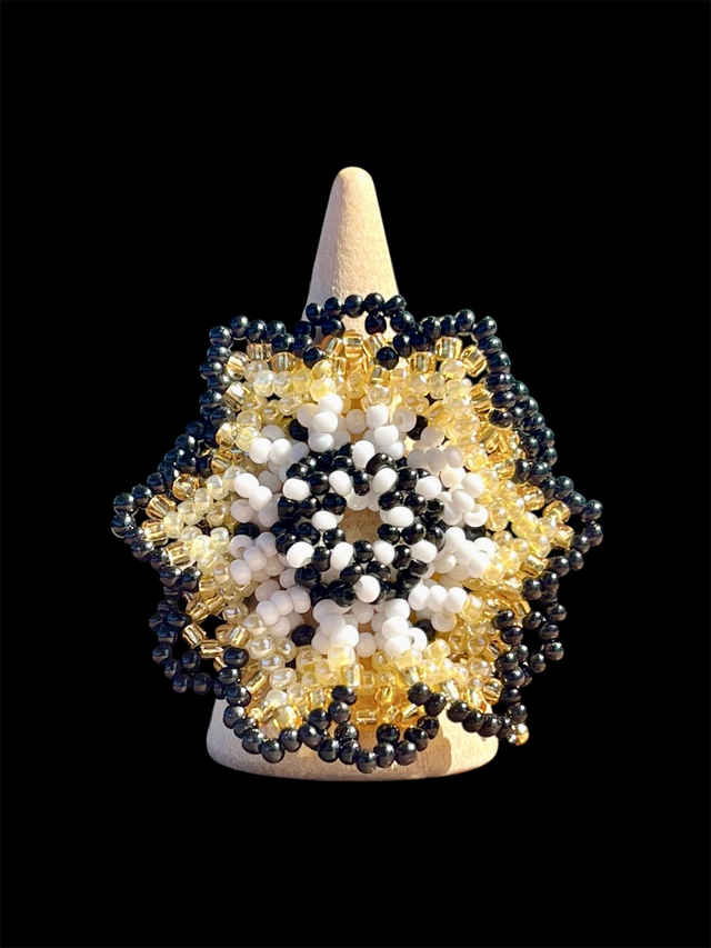 Bague Sunflower Noire