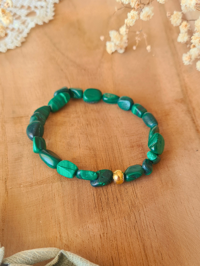 Bracelet Astéria Malachite - Transformation