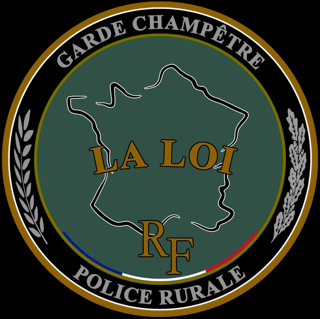 Patch pvc Garde Champêtre rondache V1