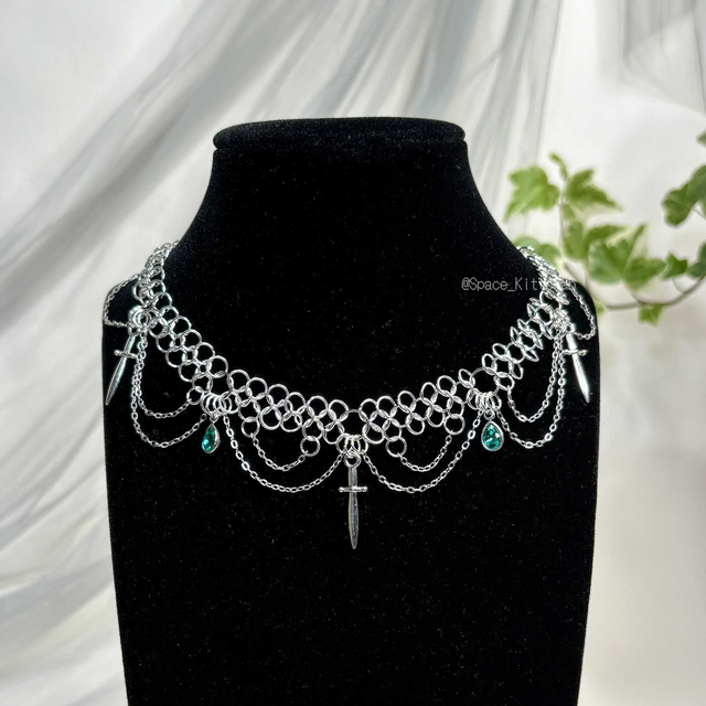 Chain mail necklace - Lady Augusta