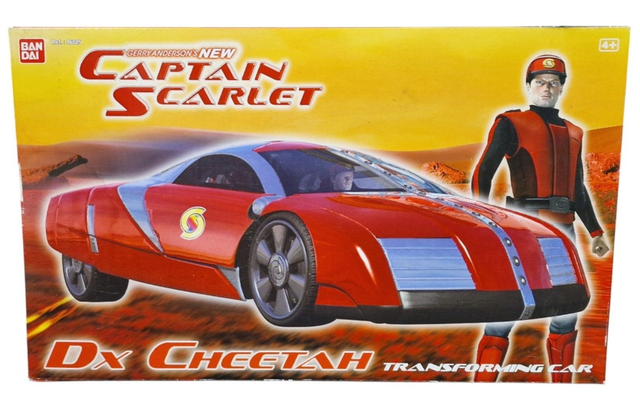 Captain Scarlet Dx Cheetah transforming car model