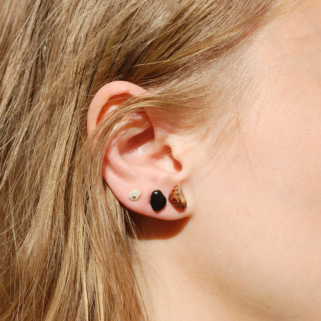 MINI SHELL EARRINGS – sold separately or as a pair