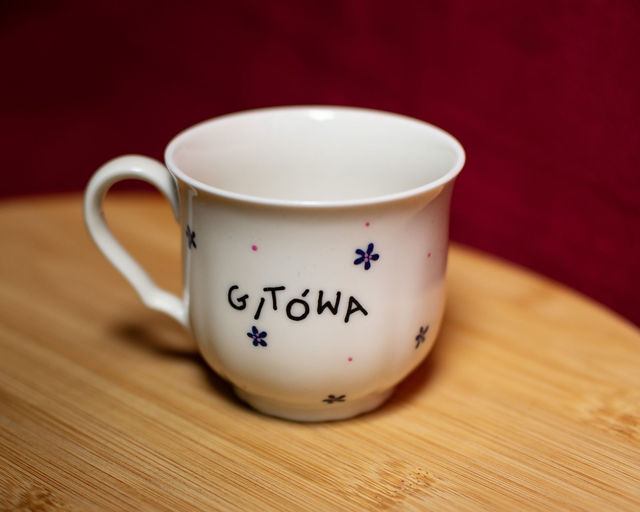 Mała filiżanka "gitówa"