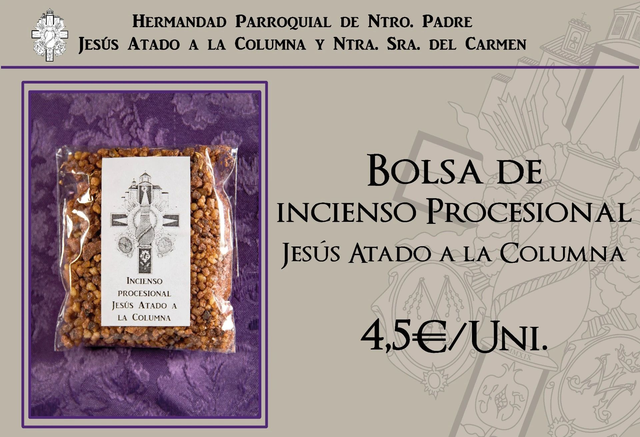Bolsa de Incienso Procesional Columna