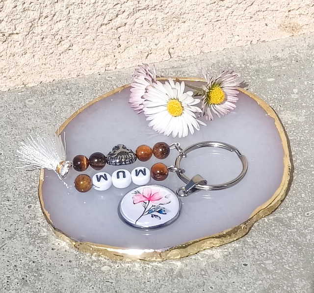 Porte clés oeil de tigre 
