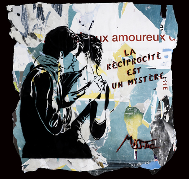 Miss Tic - La réciprocité est un mystère (Epreuve d'Artiste)