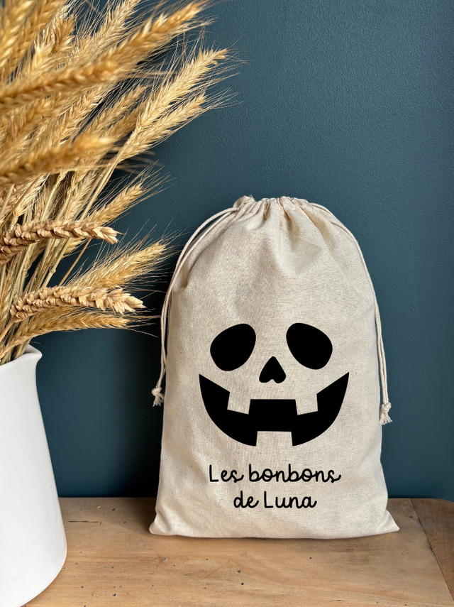 Pochon Halloween "Luna" - Personnalisable