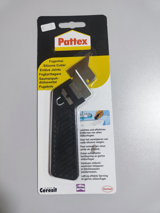 Pattex Fugenhai ca.14x3cm mit Ersatzklinge