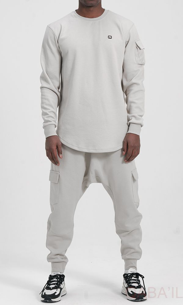 Ensemble Sniper Neo Gris clair – Qaba’il W23