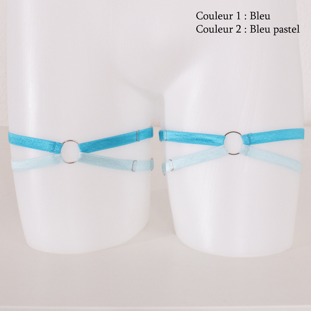 Harnais [Mix&amp;Match] - Jarretières Duo - IA-002 - Bicolore