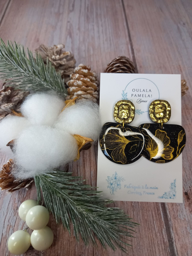 Midnight boucles d'oreilles
