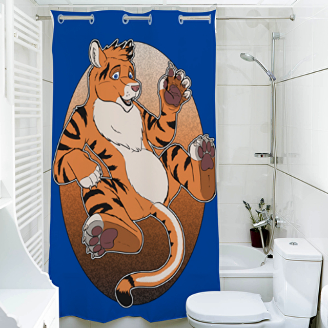 Tiger Duschvorhang 140cm x 200cm