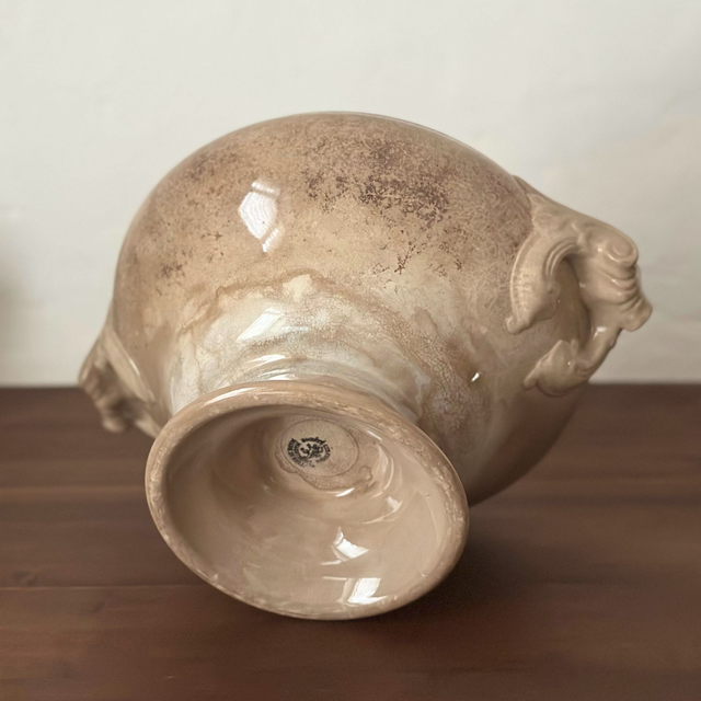 la grande soupière patinée, Société de Céramique Maestricht, Terre de fer