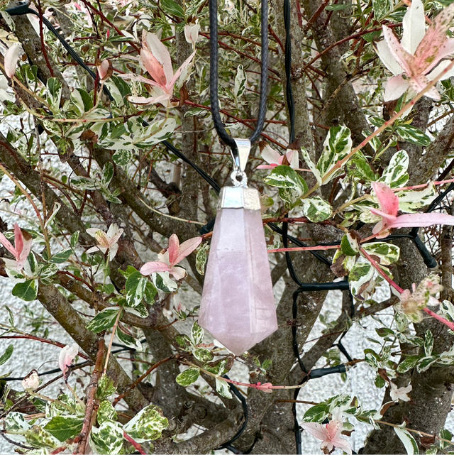 Rose Quartz Pendant Large 