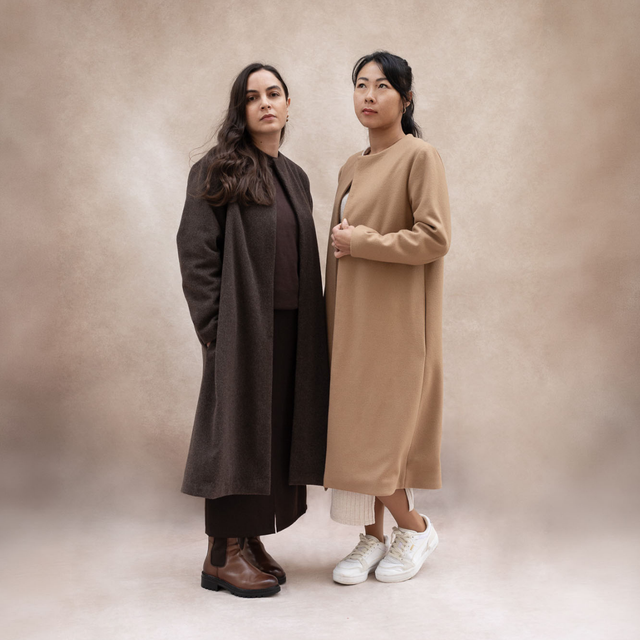 Lilium - manteau long en laine