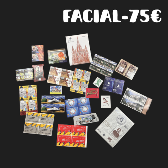 LOTE DE SELLOS DE FRANQUEO (FACIAL 75€)