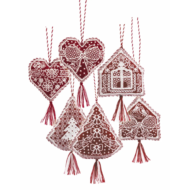 RIOLIS Gingerbread Ornaments Counted Cross Stitch Kit