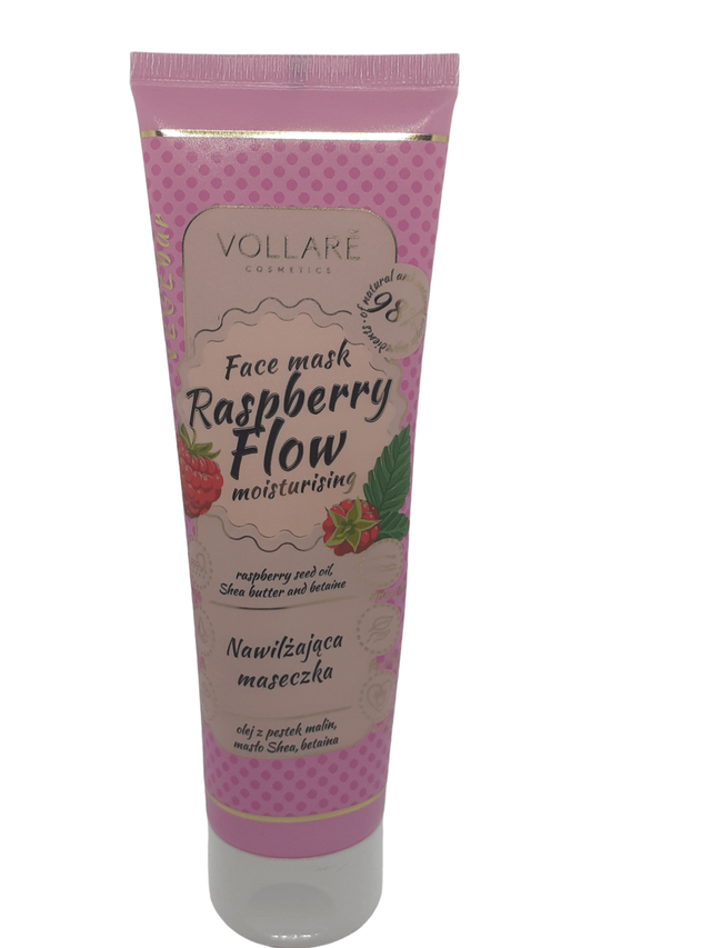 Masque pour le visage - gel- framboise - végétalien