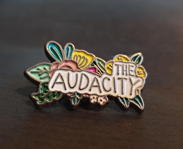 The Audacity Pin Badge