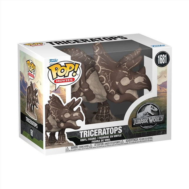 Funko POP Movies Jurassic World Fossil Triceratops Vinyl Figure