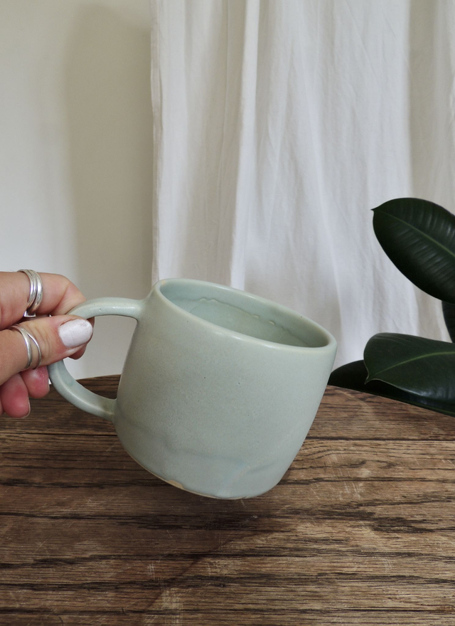 Large coffee mug | Seafoam