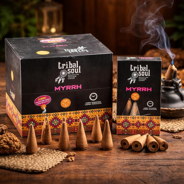 "Myhrre" - 10 cônes d'encens - Tribal soul